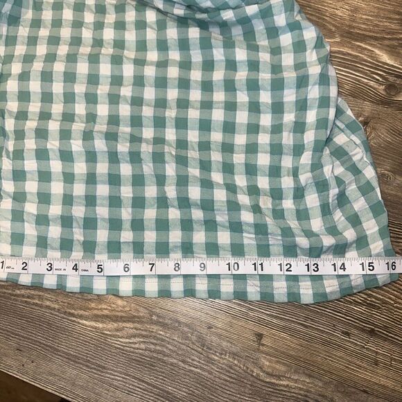 Nordstrom Green Gingham Tie Back Ankle Jumpsuit SZ 3XL. NWT. 6 - Picture 10 of 10